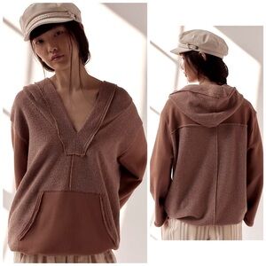 🤎FREE PEOPLE RAVEN PULLOVER HOODIE